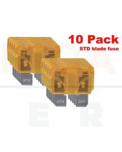 Ionnic BF5/10 ATC/ATO Blade Fuse 5A - Orange (Pack of 10)