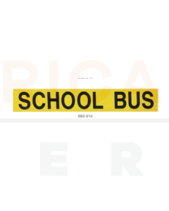 Ionnic 882-914 Bus Warning Light Kit Decal - "SCHOOL BUS" - All State