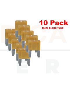 Ionnic MF5/10 ATM Mini Blade Fuse 5A - Orange (Pack of 10)