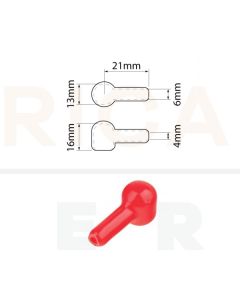 Ionnic SY2900-RED Battery 13mm Terminal Insulator in Red – Lug & Ring (Pack QTY 1)