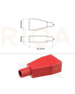 Ionnic Battery 12.5mm Cable Terminal Insulators - Straight Leads (Pack QTY 1)