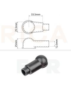 Ionnic SY2982-BLK Battery 25.5mm Terminal Insulator in Black – Lug & Ring (Pack QTY 1)